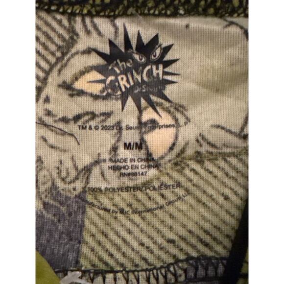 Dr. Seuss The Grinch Plaid Christmas 2 piece Pajama Set Women's Medium NWT - Picture 14 of 14